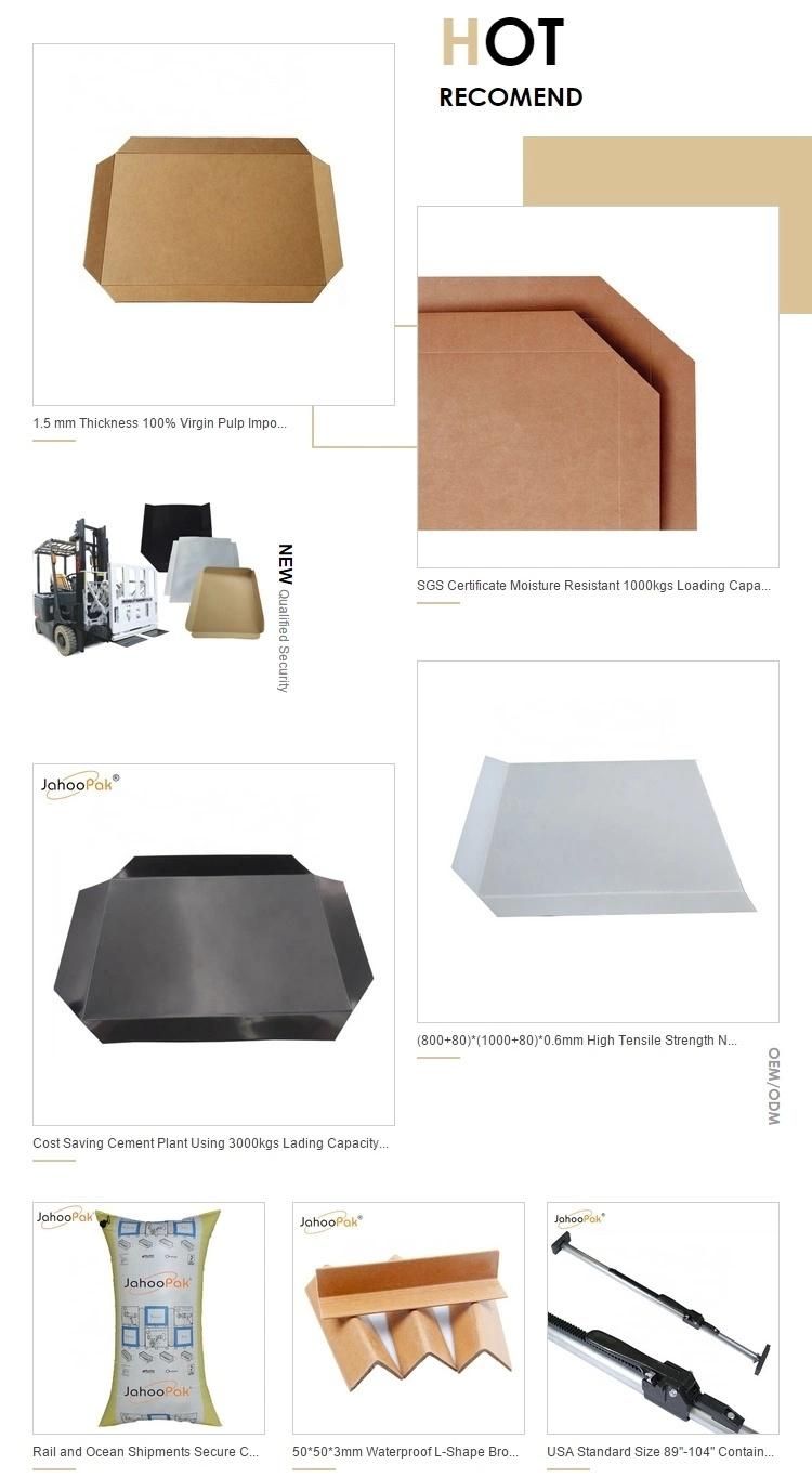 Recyclable HDPE and LDPE Black Plastic Slip Sheet