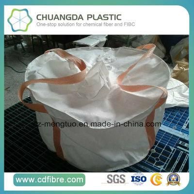 2-Loops FIBC Big Bulk Woven Bag with Top Spout