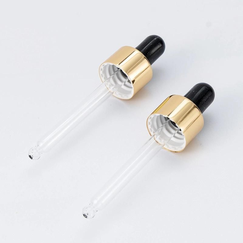18/410-28/415 Aluminium Dropper for Bottlers Aromatherapy Essential Oil Liquid Bottle Dropper for Cosmetic Packaging