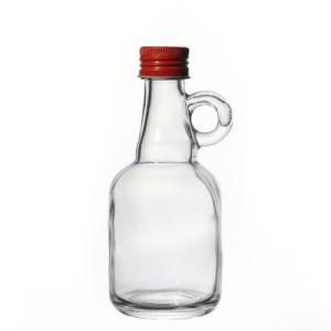 Hot Sale Airtight 100ml Liquor Alcohol Wholesale Wine Bottle Glass with Handle