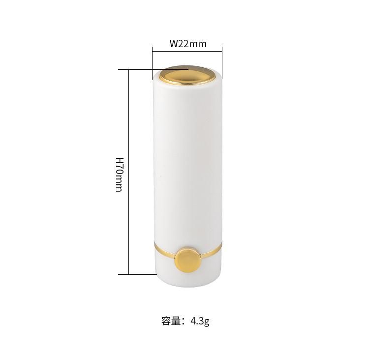 Manufacturer Price Empty Custom Round Lip Balm Containers Lipstick Tube Cosmetic Lipstick Packaging