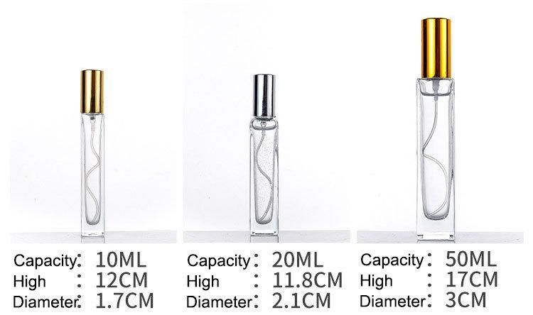 Personal Care Product Pump Sprayer 30ml, 50ml, 60ml, 65ml, 75ml, 80ml, 100ml Clear Perfume Glass Bottle