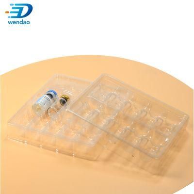 Plastic 1ml 2ml 10ml Injection Vial Tray Blister Packaging