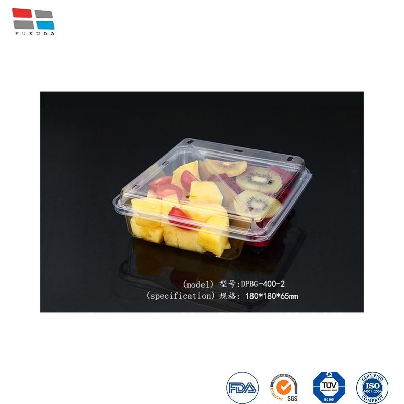 Plastic Food Container Fruit Clamshell Packaging Anti-Theft Boxes
