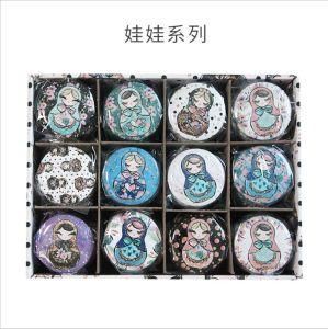 Cartoon Doll Series Wind Design Jewelry Tea Tinplate Box Gift Packaging Tin Box