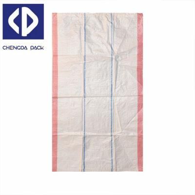 China Polypropylene Flat Transparent PP Woven Grain Sack Bags 50kg for Agriculture Feed Food Sand