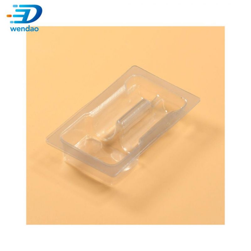 Custom 10 Cavity Disposable Plastic Blister 2 Ml Vial Medical Ampoule Glass Vial Tray