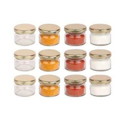 Wholesale Empty Clear Food Storage Preserve Round Honey Jam Jar