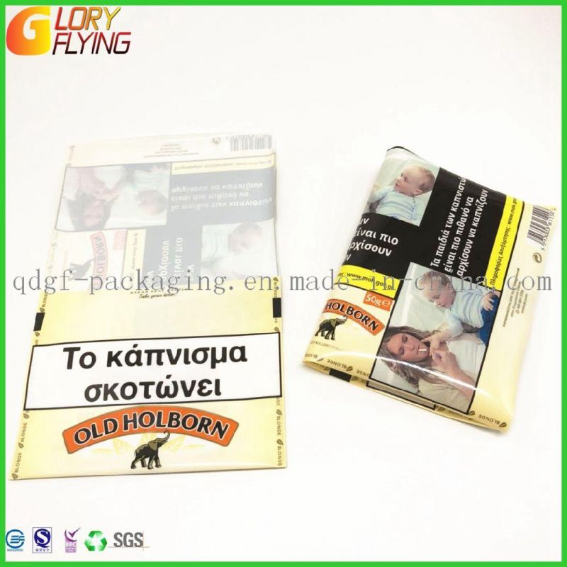 Plastic Rolling Bag Smell Proof Tobacco Pouch Packaging