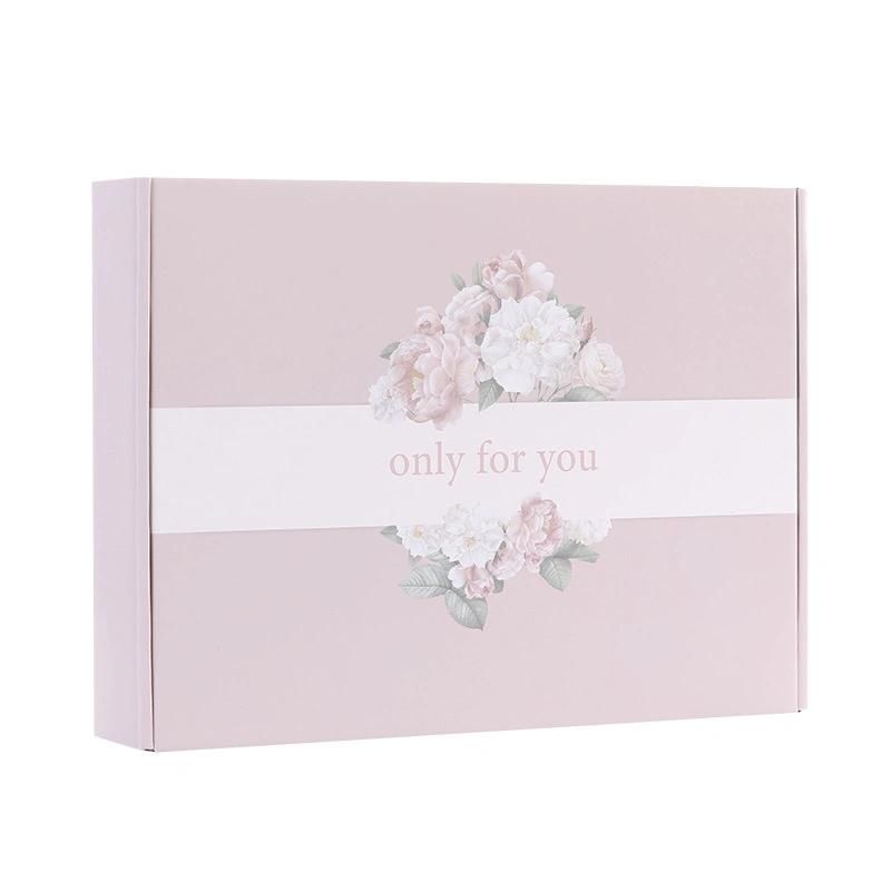 Custom Logo Printed Rigid Paper Packaging Mail Postal Shipping Gift Corrugated Box