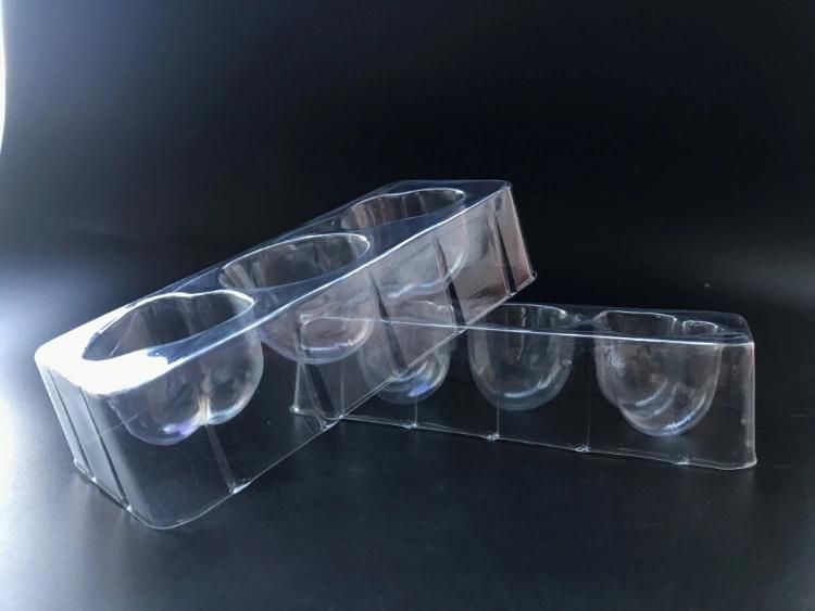 PET blister tray packaging box for cosmetic Powder puff