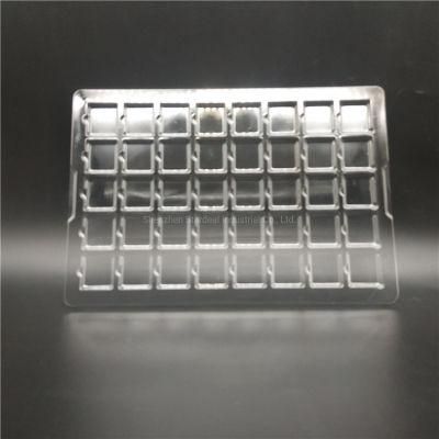 Custom Clear Transparent Plastic Electronic Components Packing Blister Tray