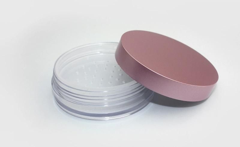 15g Factory Supply Elegant Clear Base Larger Size Black Round Loose Powder Eyeshadow Case