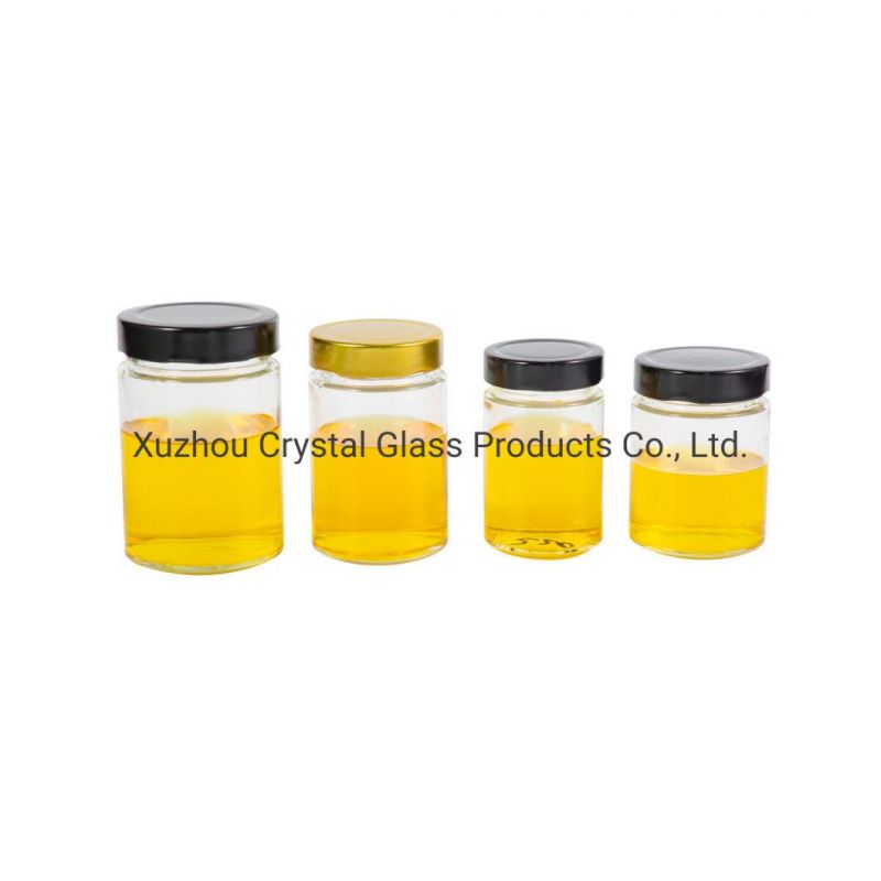 380ml 280ml Square Glass Jar for Chutney, Glass Fermented Bean Curd Jar