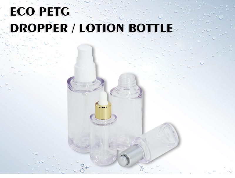 Triangle Shape Plastic Dropper Bottles Skincare Essence Oil Serum Bottle