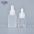 Factory Custom Made Sustainable Packaging Glass Serum Dropper Bottle with Customized Color