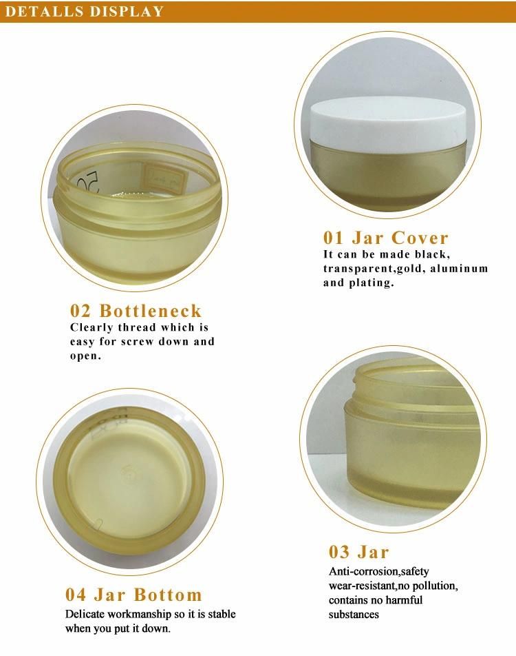 Popular Matte Plastic Cream Jar for Skin Care