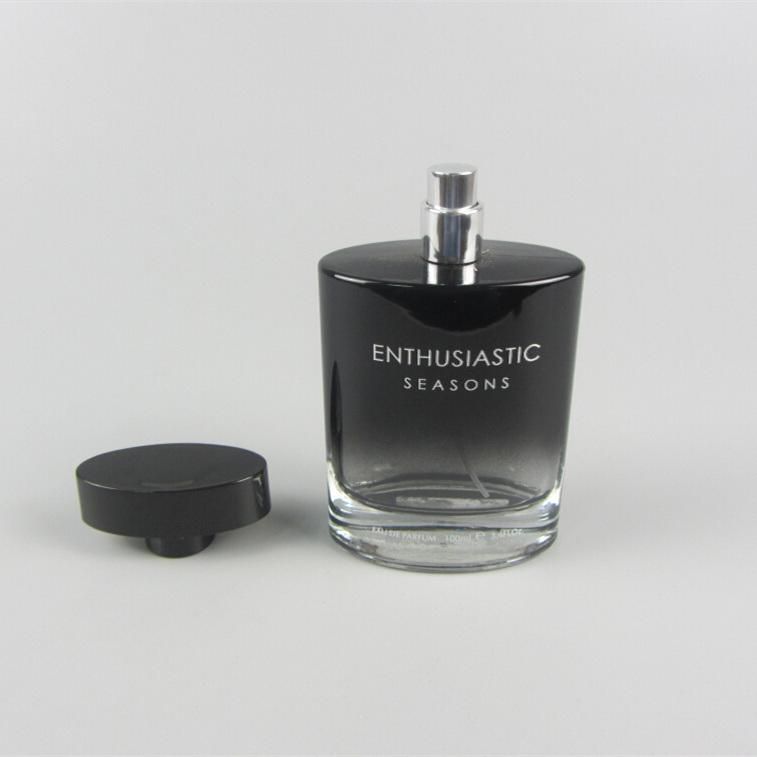 100ml Black Painting Empty Glass Perfume Bottle