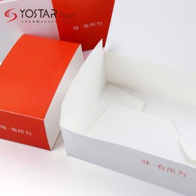 Disposable Tableware Paper Food Lunch Takeaway Packaging Box