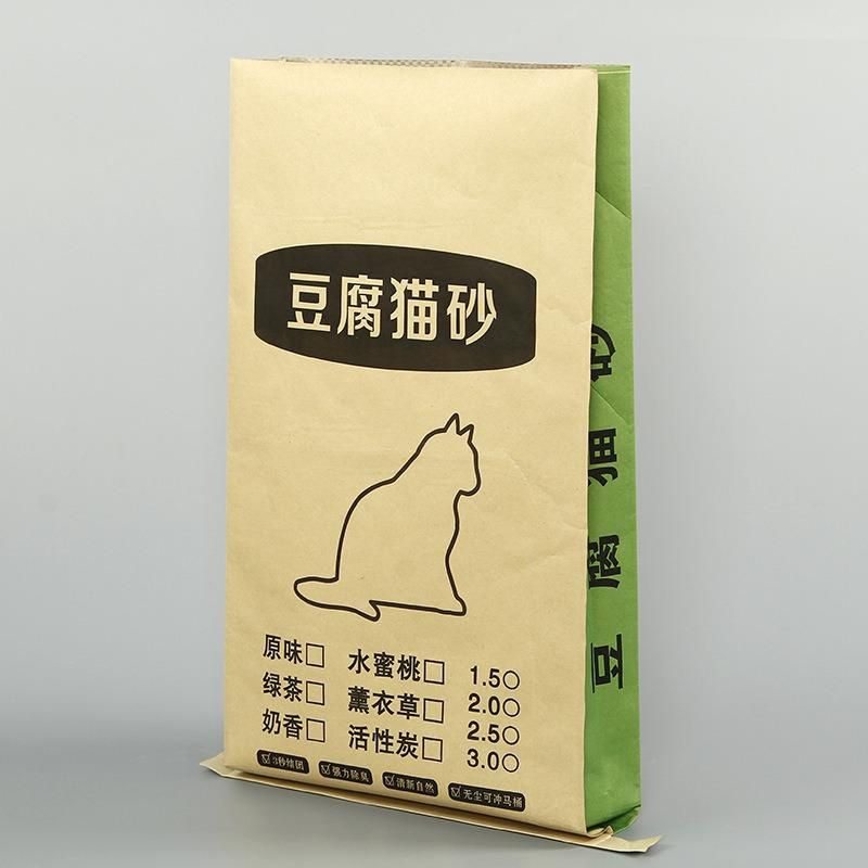 10kg 20kg 25kg Plastic Bag Heat Seal for Packing Cat Litter