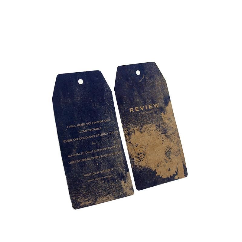 Die Cut Silk Screen Printing Kraft Paper Hang Tag