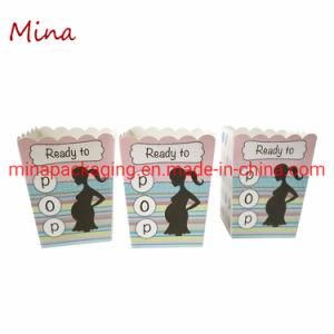 Mini Cinema Popcorn Bucket Popcorn Packaging Custom Printed Disposable Popcorn Boxes