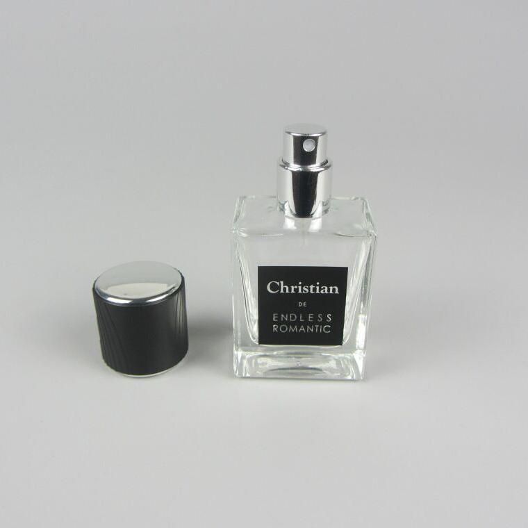 Square Bottle Glass 30ml Glass Vial Bottle