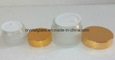 Wholesale 50ml Glass Jar Frosted Glass Cream Jar