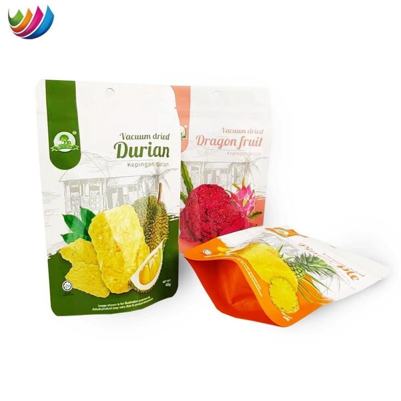 Customized Aluminum Foil Dried Fruit Food Grade Stand up Pouch