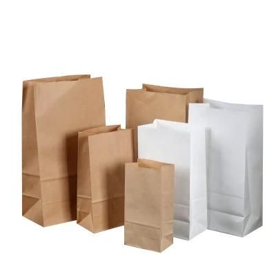 French Fries Roasted Chicken Kebab Delivery Paper Bags Disposable Packaging Bag