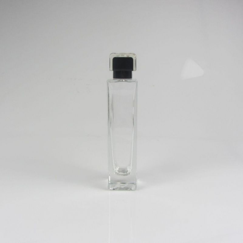 Free Sample 100ml Square Spray Glass Perfume Bottle