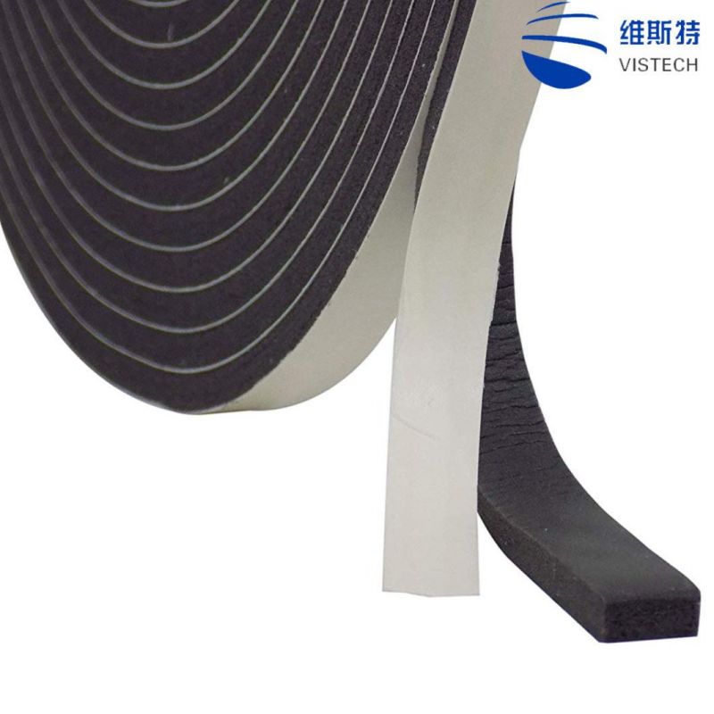 Weather Strip Roll Insulation Foam Strips EPDM Adhesive Foam Sealing Strip