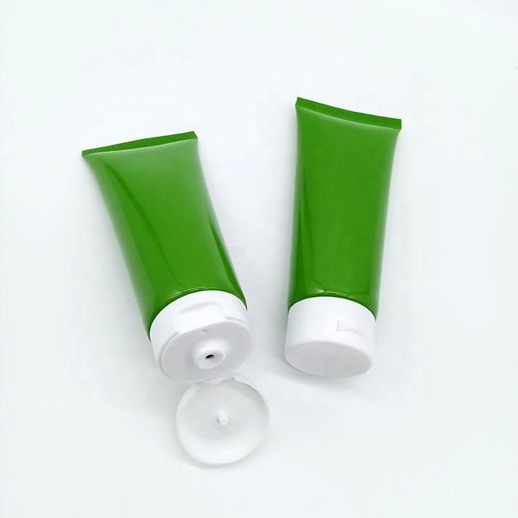 Green Color Tube for Face Cleanser Cream Cosmetic Packaging Tube