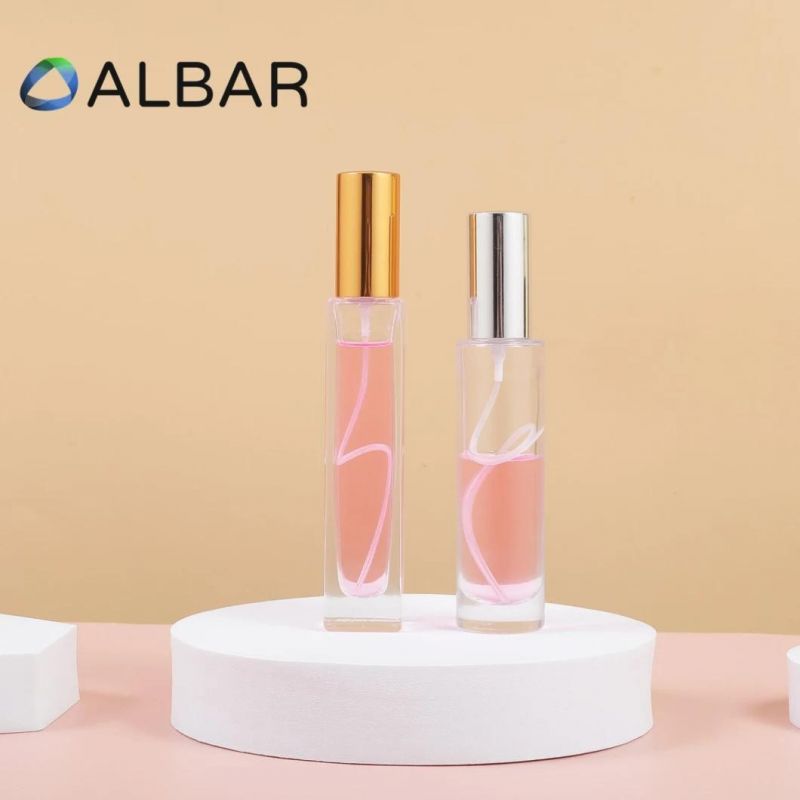 Clear Perfume Mist Transparent Glass Bottles for Face Oil and Serum Spray