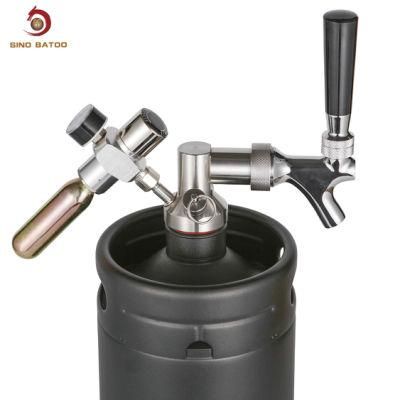 Fast Handle White Manual Dispenser Keg Bottom Draft Beer Tap