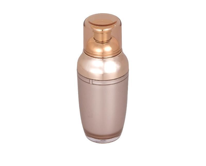 High Quality Pink Cosmetic Packaging 55ml 110ml 180ml Cosmetic Bottle Plastic Bottle Lotion Bottle Acrylic Bottle