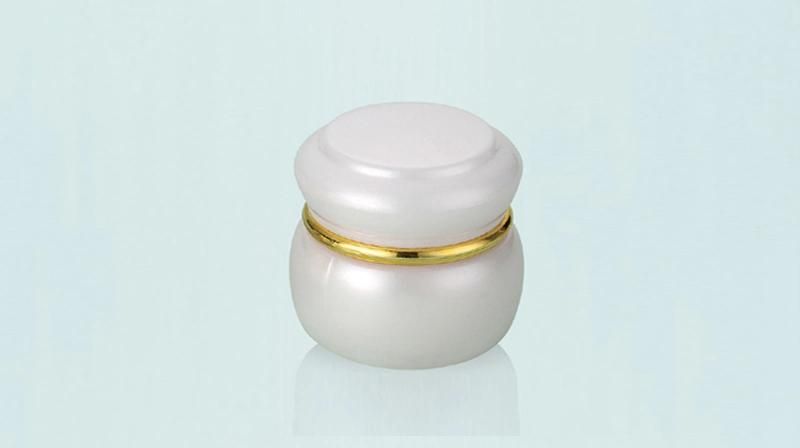 15g White Cosmetic Plastic Cream Jar for Skin Care Products