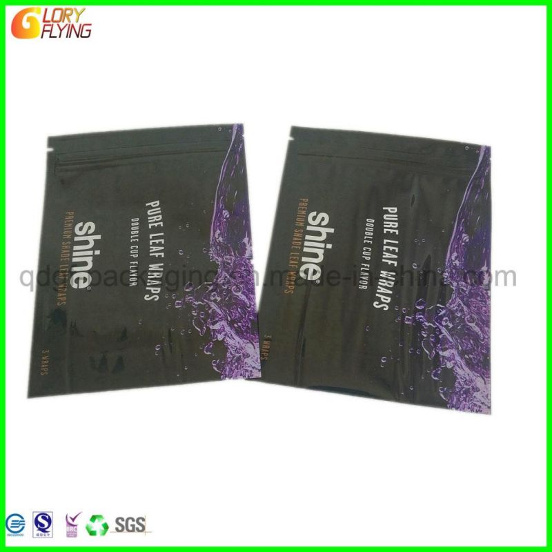 Tobacco Pouch Plastic Packaging Bag with Smell Proof Mylar Packaging