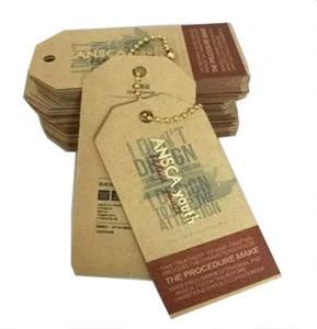 Supply Kraft Paper Tag Silk Screen Thick Kraft Paper Tag