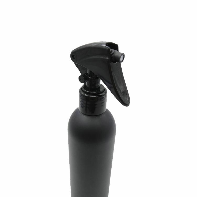 Matte Black Trigger Spray Bottle Cream Jar Foam Bottle for Cosmetic Use