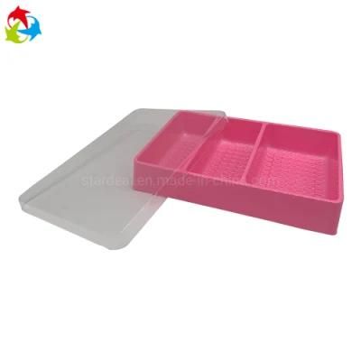 3 Cavities Plastic Blister Vacuum Formed Tray