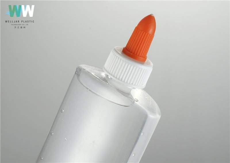 38ml Plastic Pet Flat Empty Glue Bottle