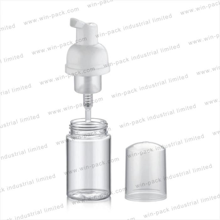 Plastic Cosmetic Packaging Stock 50ml Plastic Cosmetic Pump Bottle for Lotion