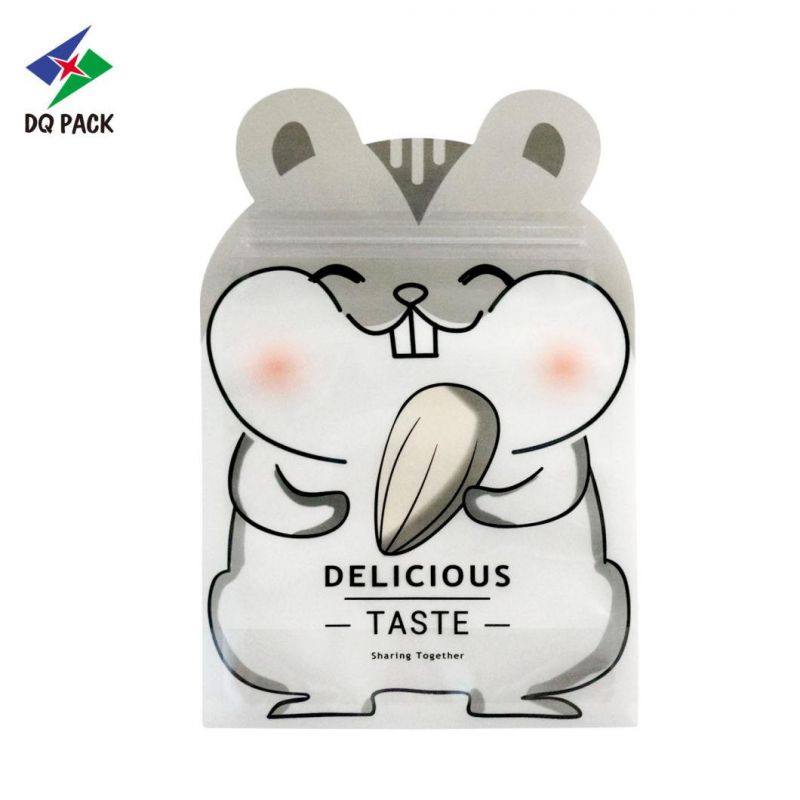 Customized Printing Stand up Zipper Pouch Animal Shape Pouch for Food
