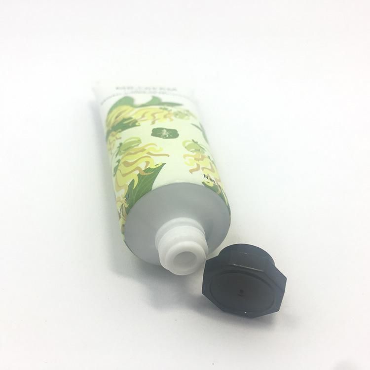 Empty PE Plastic Soft Cosmetic Packaging Container Facial Cleanser Body Lotion Squeeze Wholesale 100ml White Tube