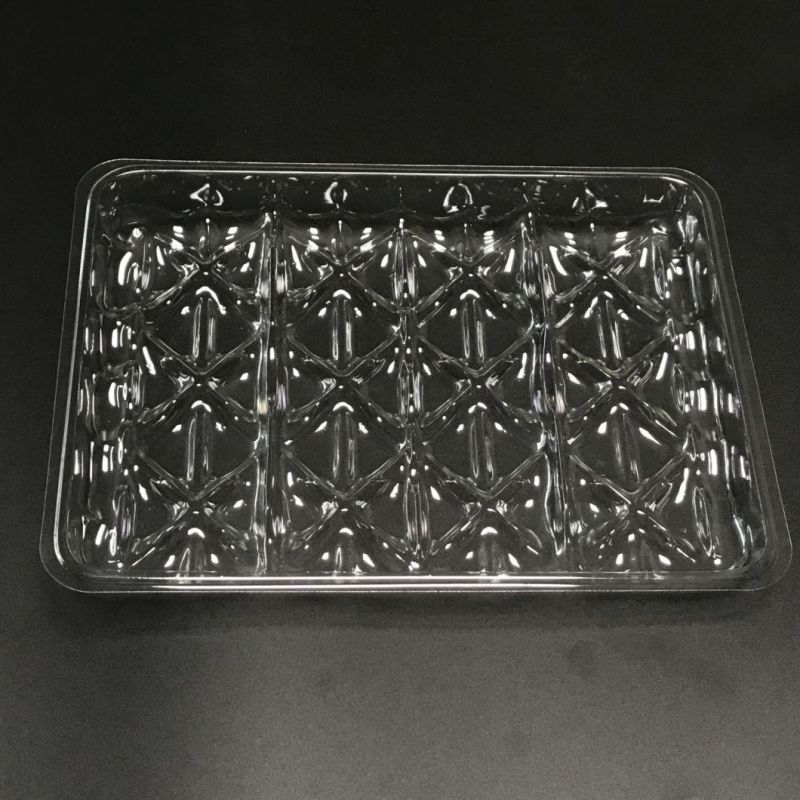 Plastic PET food container tray clear insert products packaging