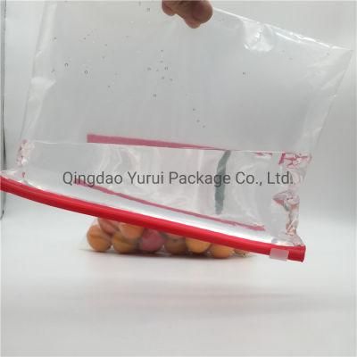 Wholesale Leakproof PE Slider Zipper Bag for Food Package