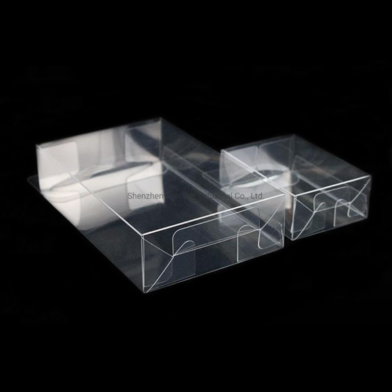 Clear Retail Plastic PVC Folding Packaging Boxes