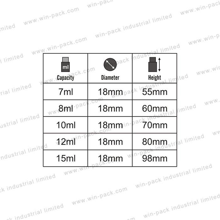 Small Clear Custom Cosmetics Perfume Mist Spray Sample Glass Bottle 5ml 8ml 10ml 12ml 15ml