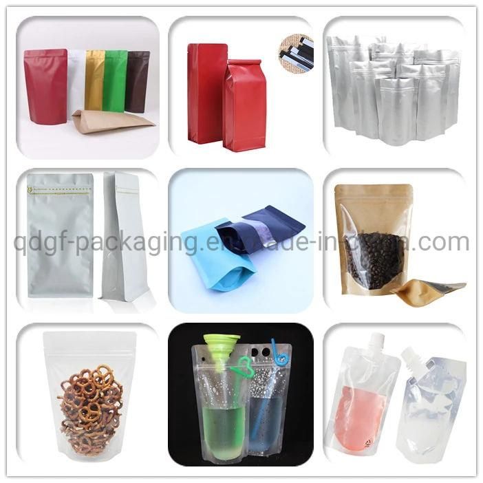 Manufacturer of Kraft Paper/Paper Plastic Bags/Dry Food Packaging with Transparent Windows and Zipper Plastic Bags